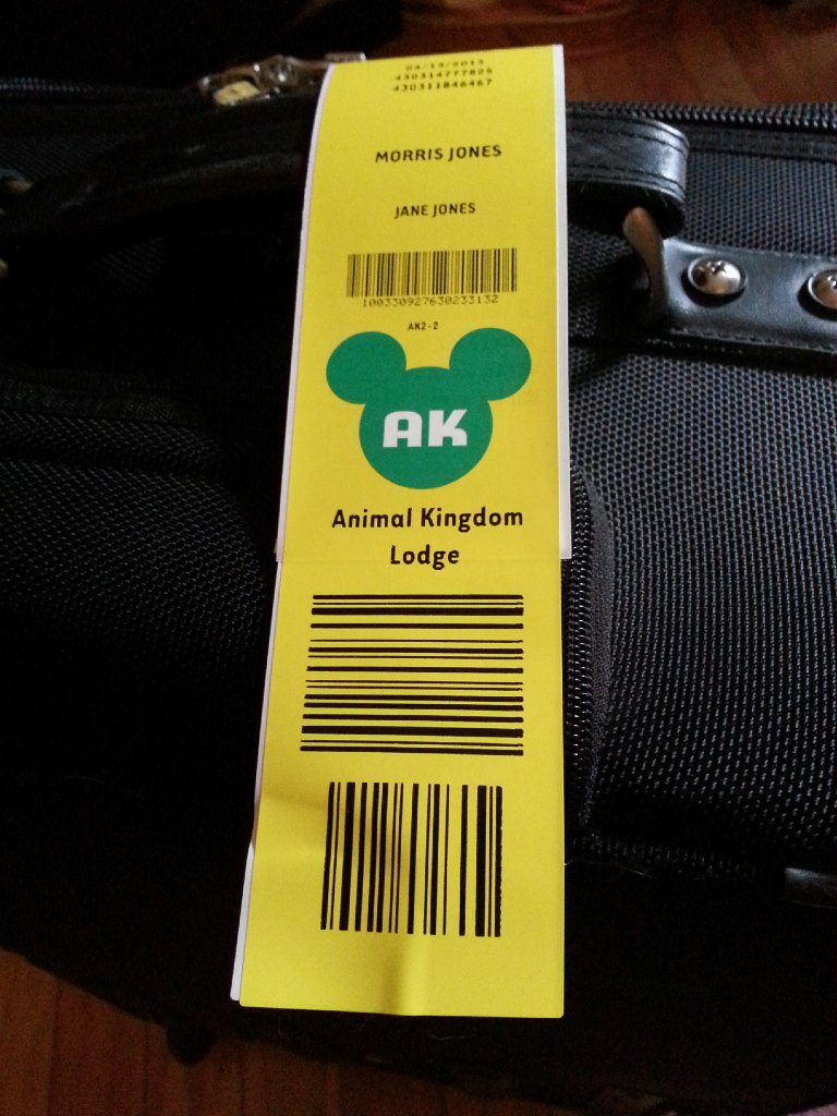 2013-04-13 06.48.29.jpg - This magic luggage tag delivers our bags directly to our room.
